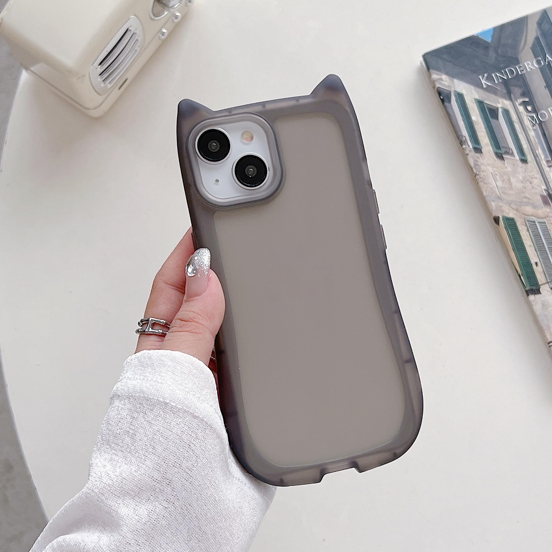 Amazon.co.jp: ZOOYAA iPhone 11 対応ケース クリア 猫耳デザイン